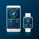Personalized fitness using AI apps and wearables with smart tracking devices.